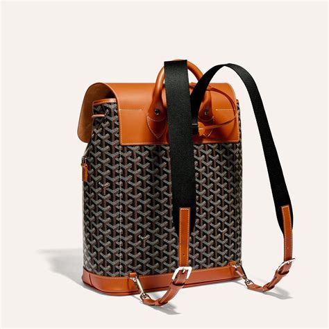 black and brown goyard|goyard backpack black.